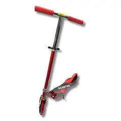 DISTRIONLINE - Monopatín Con Base En Forma Guitarra Para Niños Y Adultos Color Rojo