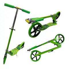 DISTRIONLINE - Monopatín Con Base En Forma Guitarra Para Niños Y Adultos Color Verde