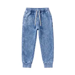 BIGBOYS - Pantalon Sudadera Jogger Fros Azul Niño