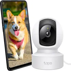 TP LINK - Cámara de Seguridad TP-Link Tapo Visión Nocturna Detección de Movimiento Cámara de Seguridad Nocturna Detecc