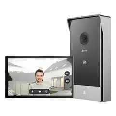 EZVIZ - Cs-hp7, Videoportero IP 2K con Pantalla Táctil de 7, RFID, Wi-Fi Dual Band y App,