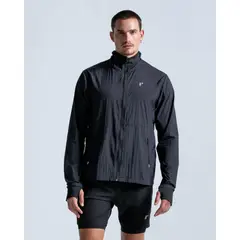 RACKETBALL - Chaqueta Vento Rompeviento Ultra Liviana, Color Negro Para Hombre