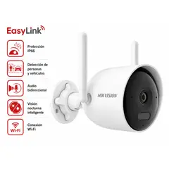 HIKVISION - Cámara Exterior 4 MP WiFi 6 con Detección Inteligente y Audio Integrado