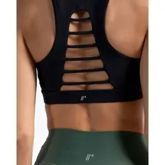 RACKETBALL - Top Vital Deportivo Soporte Alto, Color Negro Para Mujer
