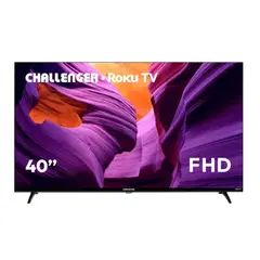 CHALLENGER - Televisor 40 FHD LED Smart TV Roku
