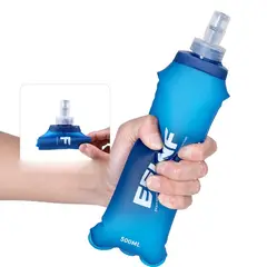 GENERICO - Botella Plegable Para Agua Correr Deporte Silicona 500ml Azul Stnffive