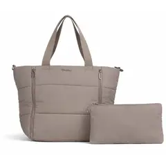 BUFFER FLASK - Bolso Tote Acolchado Cartera Buffer +estuche Organizador 30l