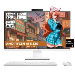 ASUS - TODO EN UNO RYZEN AI 5-330 32GB RAM 1TB SSD 24 FHD
