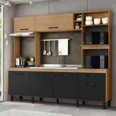 MUEBLES 2020 - Cocina Cuba NaturalNegro