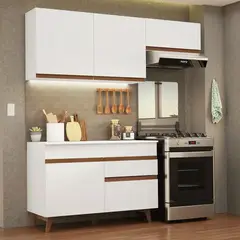 MADESA - Cocina Integral Reims 1.90 m con Encimera Blanco 04
