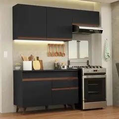 MADESA - Cocina Integral Reims 1.90 m con Encimera Negro 04