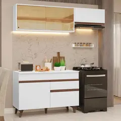 MADESA - Cocina Integral Reims 1.90 m con Encimera Blanco 05