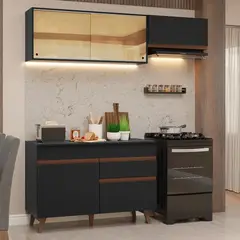 MADESA - Cocina Integral Reims 1.90 m con Encimera Negro 05