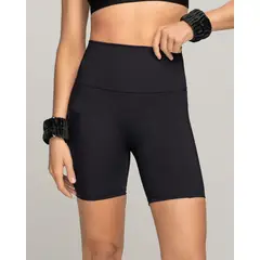LEONISA - Short ciclista con bolsillo lateral y control 195631
