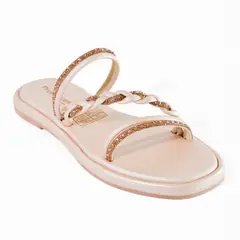 PRICE SHOES - Sandalias Brillantes Mujer 902HC-28CHAMPANA