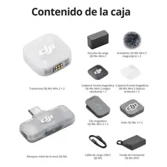 DJI - Mic Mini 2 (2 Tx + 1 Mobile Rx + Charging Case)