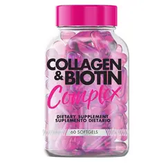 HEALTHY AMERICA - Colageno + Biotina Complex 60 softgels