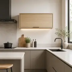 MUEBLES 2020 - Mueble Aéreo de Cocina Barú Almendra