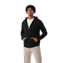 TOTTO - Hoddie rushout negro buzo hoody deportivo para hombre