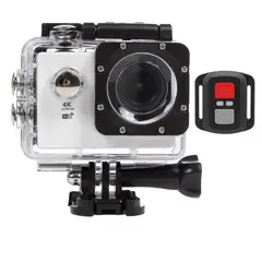 GENERAL - Camara Deportiva 4K Ultra HD+ Control Wifi Resistente Al Agua Plateada