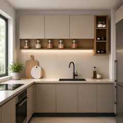 MUEBLES 2020 - Mueble Aéreo de Cocina Capri Natural