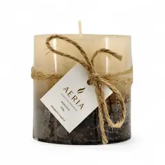 GIO HOME - VELA AROMATICA TRICOLOR CAFE 7.5CM CON AROMA MISS COCO