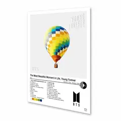 PRINTKING - Póster BTS - The Most Beautiful Moment in Life, Young Forever - 2016 42x30cm A3 Afiche Fotográfica