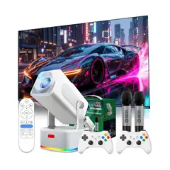 GENERICO - Proyector Inteligente 4 en 1 HCS350 Plus con Juegos