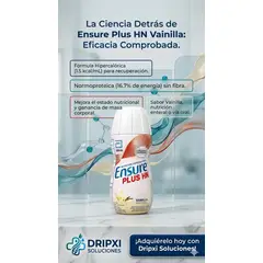 ABBOTT - 10 ENSURE PLUS VAINILLA X 220 ML