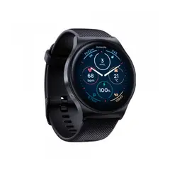 MOTOROLA - Moto Watch 120 Phantom Black reloj inteligente pantalla AMOLED 1.3 pulgadas