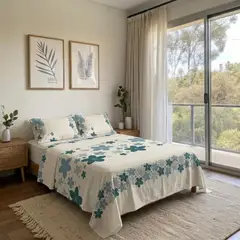 ELEGANT - Juego de Sabanas Algodón 180 Hilos Cama Doble 140 x 190
