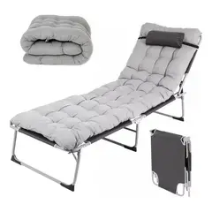ANYHOGAR - Cama Portatil Plegable De Reforzado Con Colchon Desmontable