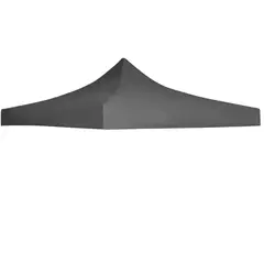AFVENTURA - Carpa Lona Repuesto De Toldo 3x3 Engomada Impermeable 600dPreto
