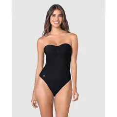 LEONISA - Vestido de baño entero con espalda ajustable 19A178