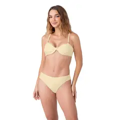 LEONISA - Bikini top multiusos escote recto/cruzado 201608N