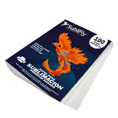 OTRAS MARCAS - PAPEL DE SUBLIMACION ROSADO 105 GRAMOS X 100 HOJAS