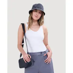 OSTU - Camiseta Para Mujer M/S Marca En Color Crema #40092233