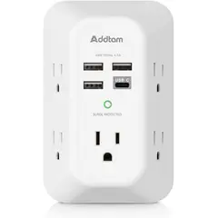 INNOVA - Multitoma Cargador De Pared Usb C Protector Sobretension