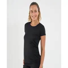 OSTU - Camiseta Mujer M/C Negro Poliéster 40091739-10