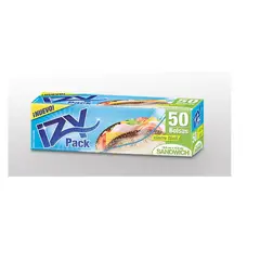 GENERICO - Bolsa Hermética Cierre Fácil Sándwich x 50 unidades - Izy Pack
