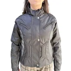 SPORT - Chaqueta Reflectiva de Protección para Mujeres Motociclistas con Protecciones Incluidas