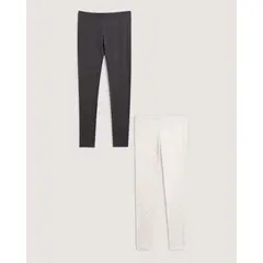 OSTU - Leggins X2 Infantil Niña Largo Marca Negro #90230122