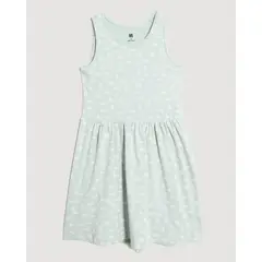 OSTU - Vestido Infantil Niña M/Sisa Medio Verde #90178213