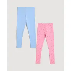 OSTU - Leggins X2 Infantil Niña Largo Color Negro #90230124