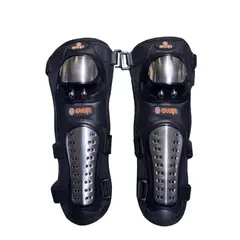 SPORT - Juego De Rodilleras Coderas Motociclismo Metalicas Color Negro