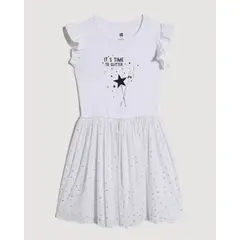 OSTU - Vestido Infantil Niña Marca Color Blanco #90170078