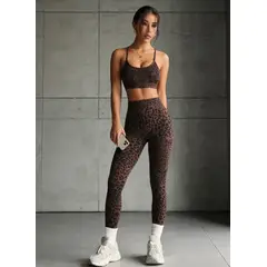 FIT - Enterizo Conjunto Moldea Control Abs Deportivo Animal Print
