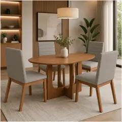 MUEBLES 2020 - Comedor Samoa 4 Puestos