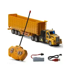 GENERICO - Tractomula Trailer Con control Remoto Batería Recargable