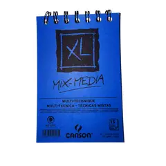 CANSON - Block XL Mixmedia (Azul) 300 grs Tamaño A6 x 15 Hojas
